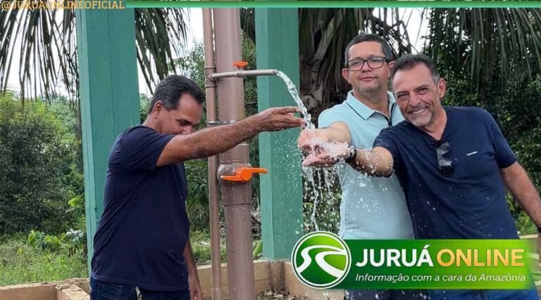 GESTÃO DO PREFEITO SALATIEL MAGALHÃES ENTREGA NOVO SISTEMA DE ABASTECIMENTO DE ÁGUA NA AGROVILA DO MUJÚ
