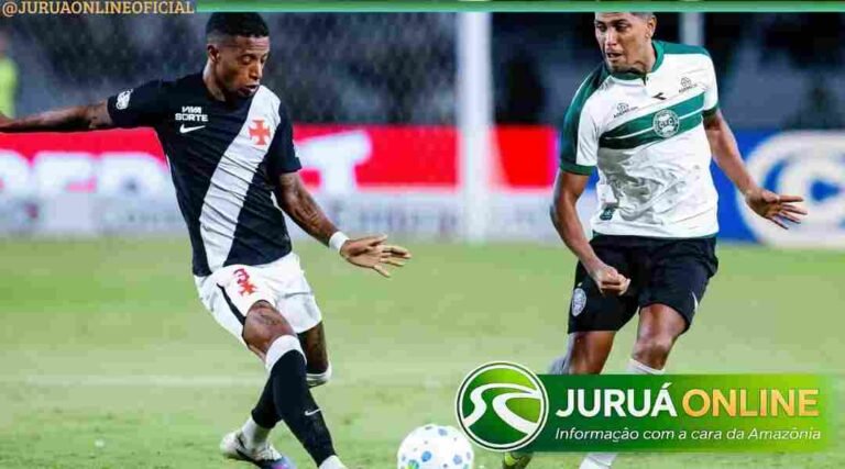 Vasco cede empate ao Coritiba fora de casa, mas segue invicto com Renato