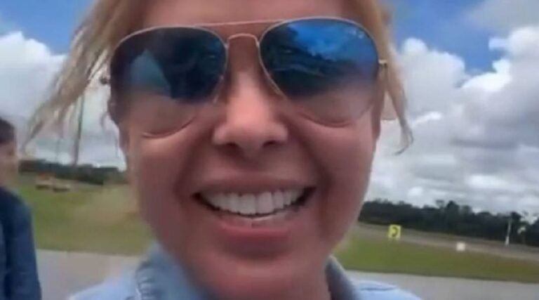 Joelma chega animada em Cruzeiro do Sul para o Show do Dia do Trabalhador