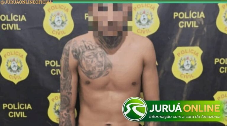 Polícia Civil prende jovem investigado por roubo e tráfico de drogas em Tarauacá