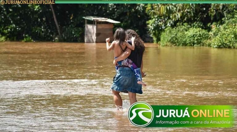 Cheia do Rio Moa já afeta mais de 480 famílias e Prefeitura avalia decretar situação de emergência nos próximos dias