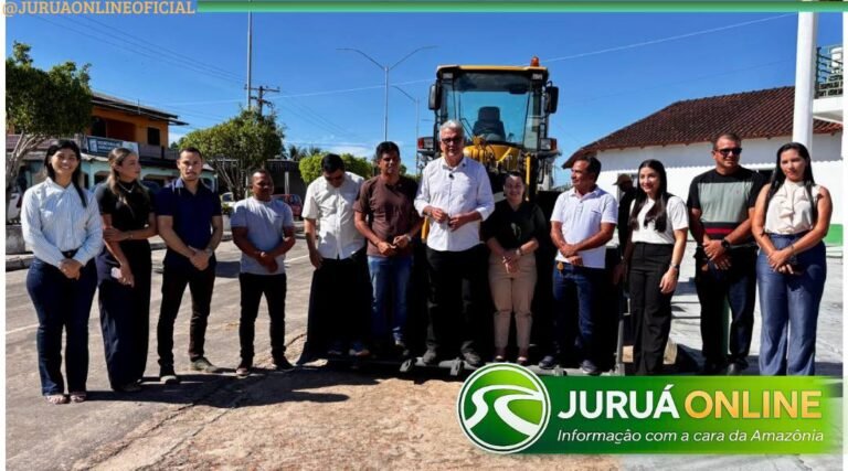 Infraestrutura em ação: Nova Pá Carregadeira Chega Para Fortalecer os Serviços No Município