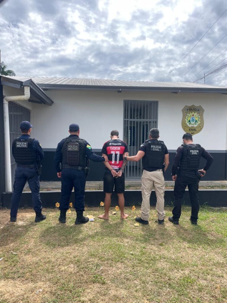 Polícia Civil e Militar prendem suspeito de assalto a lanchonete em Rodrigues Alves