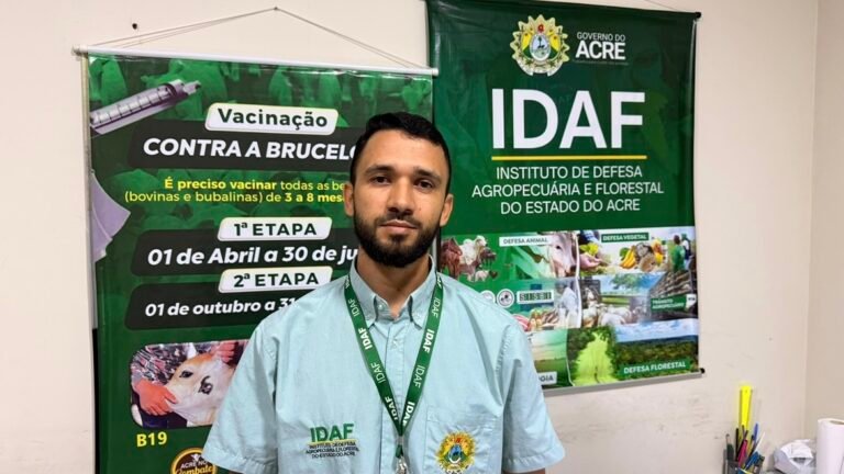 Vacinação contra brucelose segue em andamento em Cruzeiro do Sul e Vale do Juruá