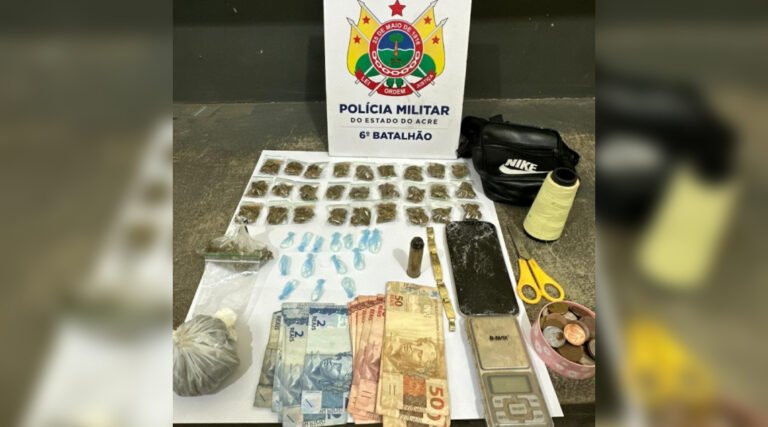 Suspeito foge durante ação do GIRO e deixa drogas para trás em Cruzeiro do Sul