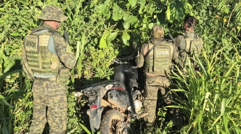 GEFRON recupera motocicleta furtada durante operação em Mâncio Lima