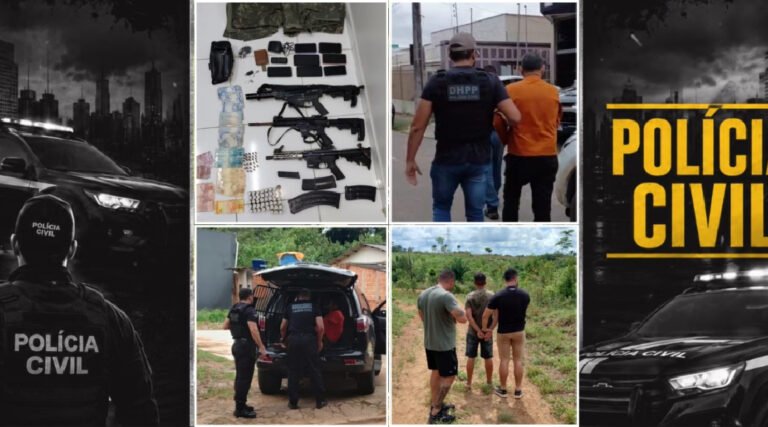 Operação da Polícia Civil prende 23 investigados e condenados em municípios do Juruá e Envira