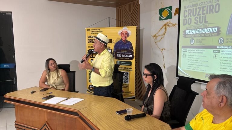 Tião Bocalom promove seminário em Cruzeiro do Sul e reúne lideranças para debater desenvolvimento do Acre
