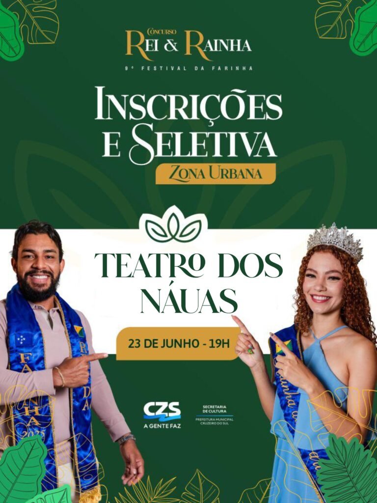 Candidatos à realeza do Festival da Farinha disputam vaga na semifinal em Cruzeiro do Sul