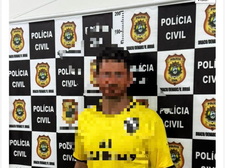 Homem monitorado por tornozeleira é preso após causar confusão em comércio de Cruzeiro do Sul