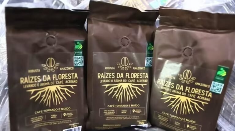 Café produzido por agricultores familiares do Acre passa a integrar alimentação nas escolas estaduais