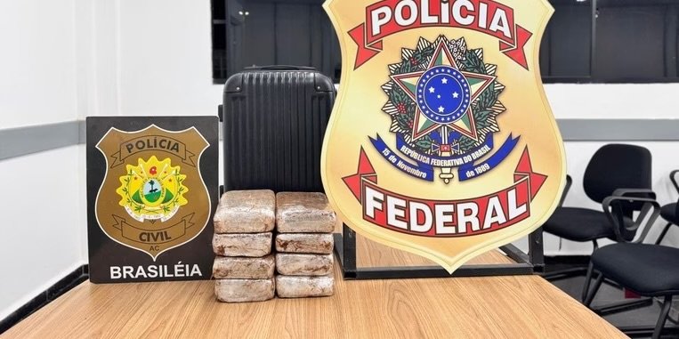 Homem é detido com cerca de 8 kg de skunk durante ação da Polícia Federal no Acre