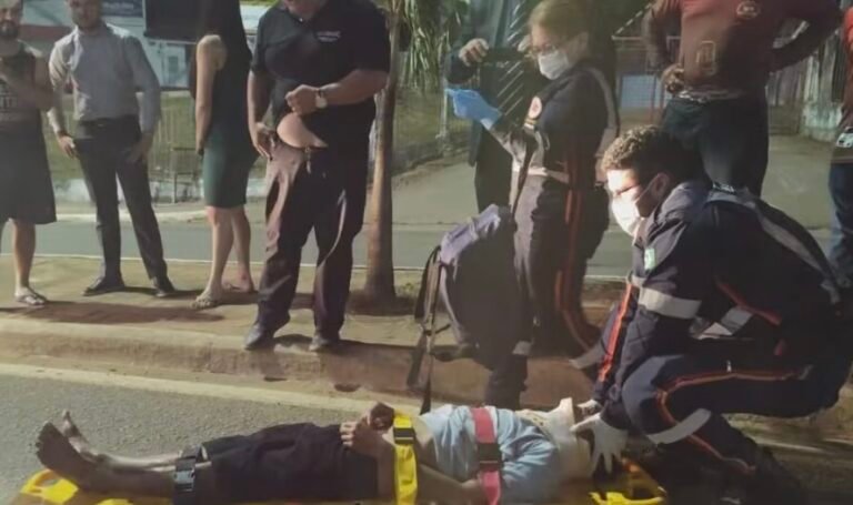Pedestre é atropelado ao tentar atravessar avenida e fica ferido em Rio Branco