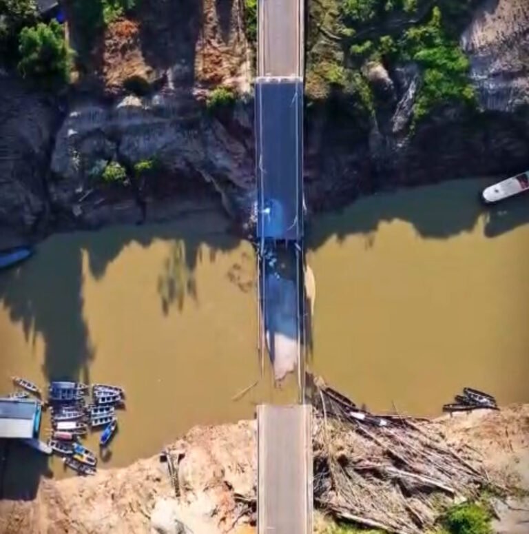 Ministério Público abre investigação para apurar causas do desabamento da Ponte Frei Paolino em Sena Madureira