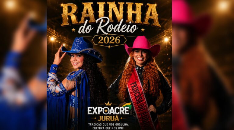 Quem será a próxima Rainha do Rodeio? Conheça as nove concorrentes à faixa da Expoacre Juruá 2026