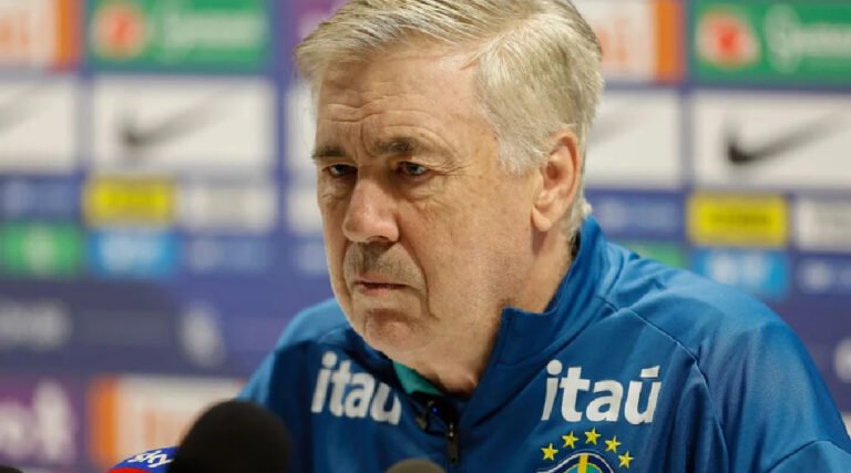 Coletiva de Ancelotti: técnico confirma Weverton contra o Egito e projeta retorno de Neymar