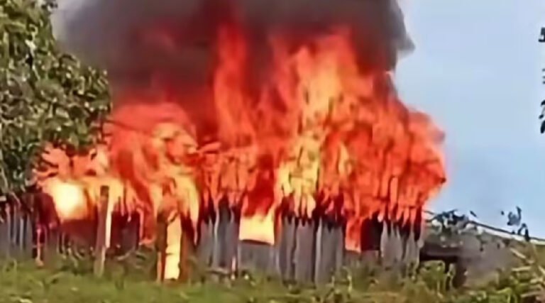 Incêndio destrói casa na zona rural de Tarauacá e família pede ajuda para recomeçar