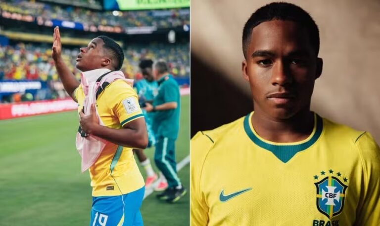 “Cadê o Endrick?” Famosos fazem campanha por atacante da Seleção durante a Copa