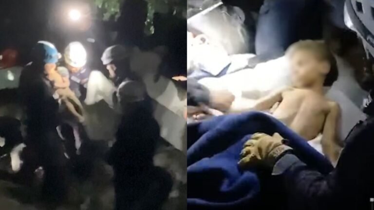 Criança é resgatada com vida seis dias após terremoto devastador na Venezuela