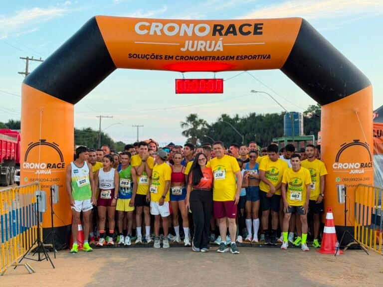 Corrida pedestre abre programação de domingo do Festival da Banana em Rodrigues Alves