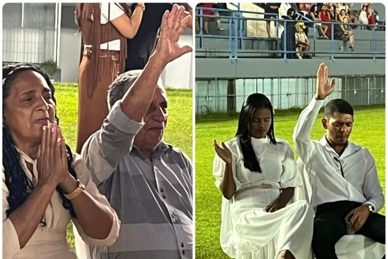 Dos 19 aos 84 anos: casamento coletivo reúne diferentes gerações na ExpoAcre Juruá