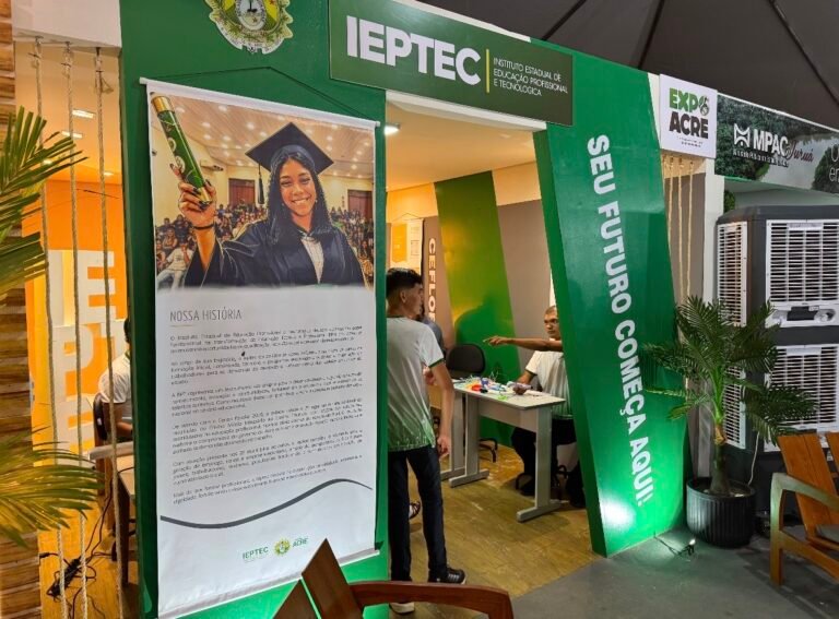 IEPTEC apresenta tecnologia e cursos profissionalizantes durante a Expoacre Juruá 2026