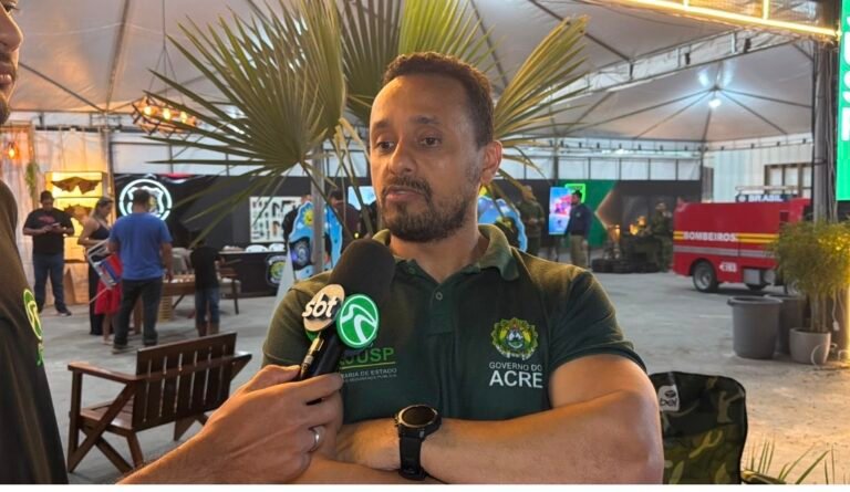 Drone de alta tecnologia da Segurança Pública chama atenção na ExpoAcre Juruá 2026