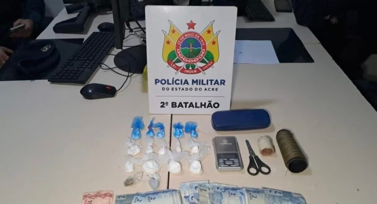 Adolescente tenta fugir da PM, agride policiais e acaba apreendido com drogas em Rio Branco