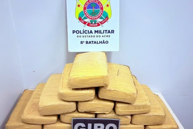 PM apreende mais de 15 quilos de maconha e prende suspeito por tráfico em Sena Madureira