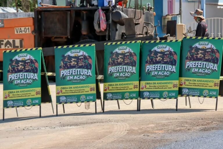 Tarauacá inicia Operação Verão com mais de R$ 14 milhões para obras em ruas e ramais