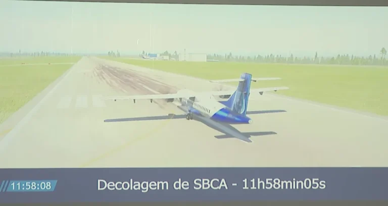 Simulação do Cenipa revela sequência da queda do avião da Voepass em Vinhedo