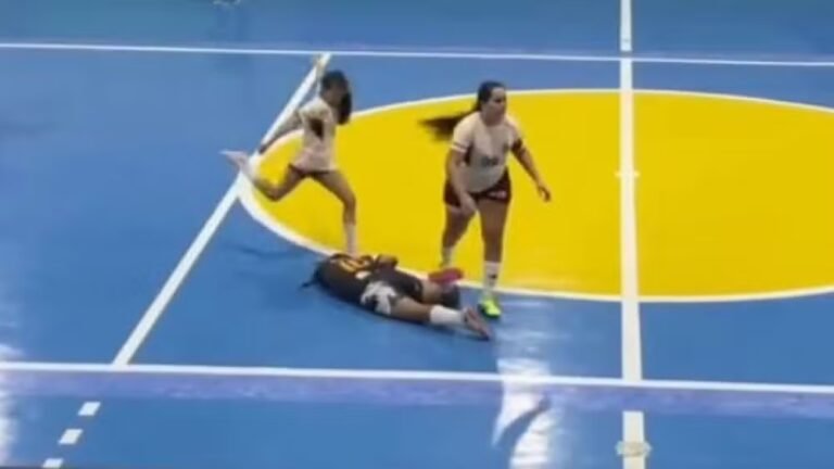 Jogadora que agrediu adversárias em jogo de futsal é investigada por lesão corporal