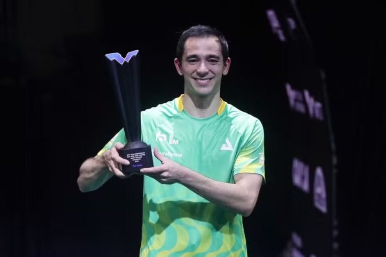 Hugo Calderano conquista o título do WTT de São José dos Campos e encerra jejum