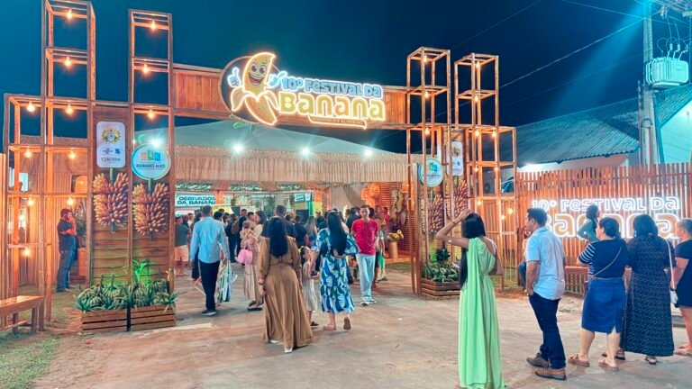 Cooperativa aposta em doces e salgados para valorizar a banana no Festival da Banana em Rodrigues Alves