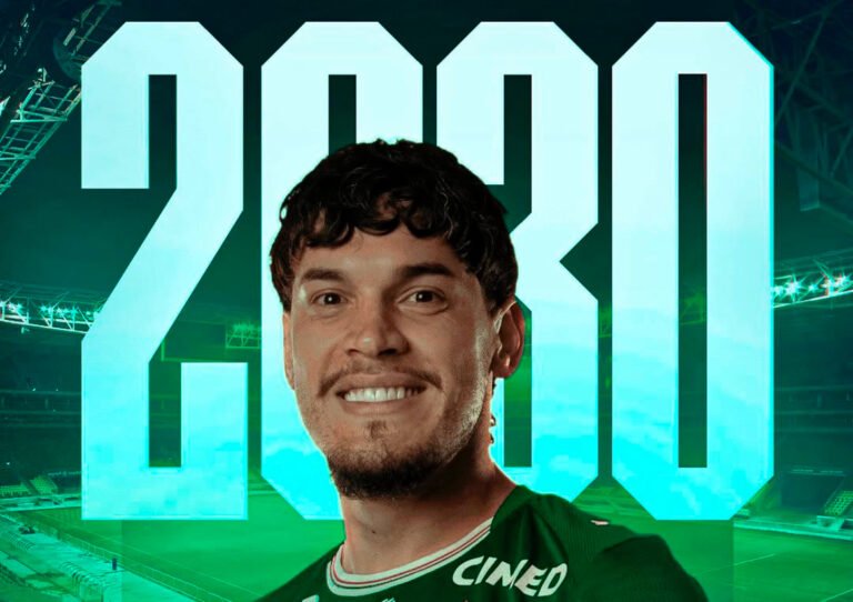 Gustavo Gómez renova contrato com o Palmeiras até 2030