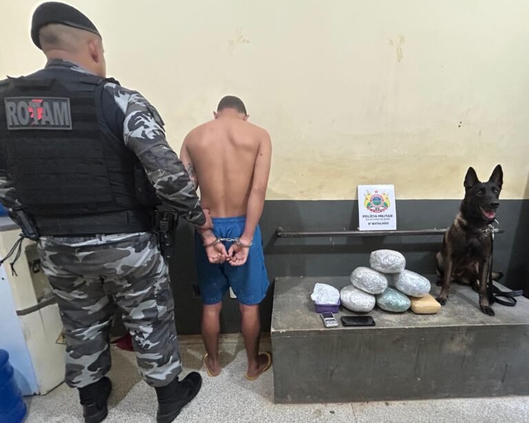 Mais de 6kg de drogas são apreendidas no bairro João Alves, em Cruzeiro do Sul