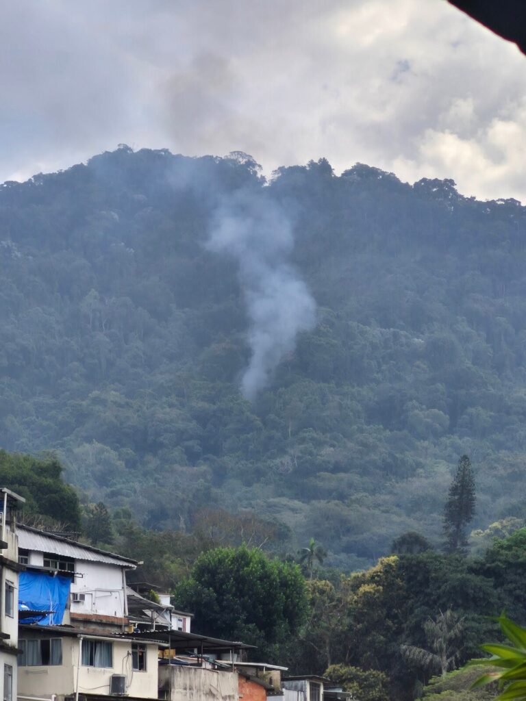 Quatro pessoas morrem após queda de helicóptero na Vista Chinesa, no Rio de Janeiro