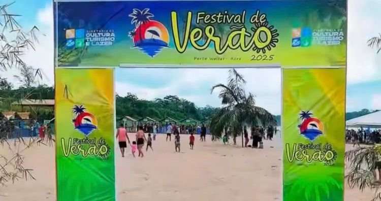 Festival de Praia promete animar os domingos de setembro em Porto Walter; acompanhe as datas