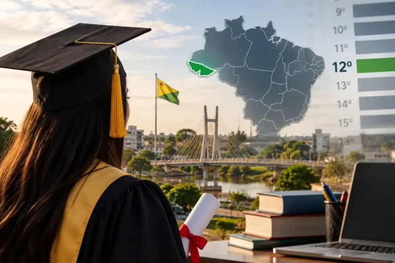 Acre fica em 12º lugar no Brasil em percentual de trabalhadores com ensino superior completo